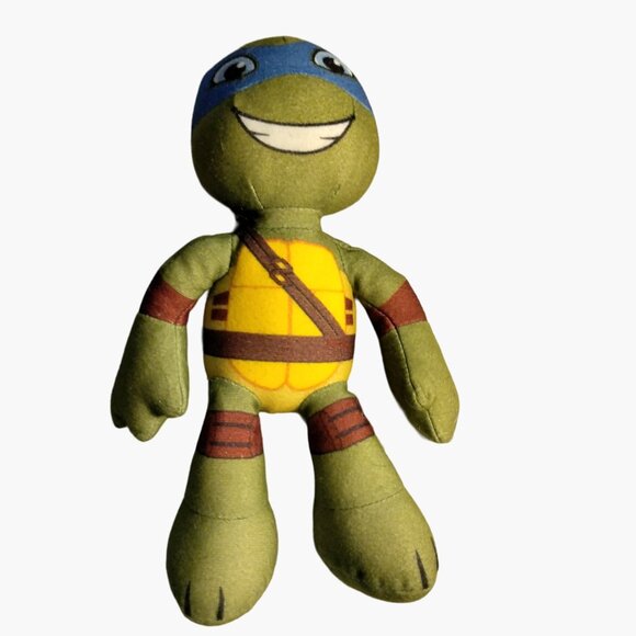Teenage Mutant Ninja Turtle Plush Doll Leonardo Stuffed Toy TMNT - Picture 1 of 5